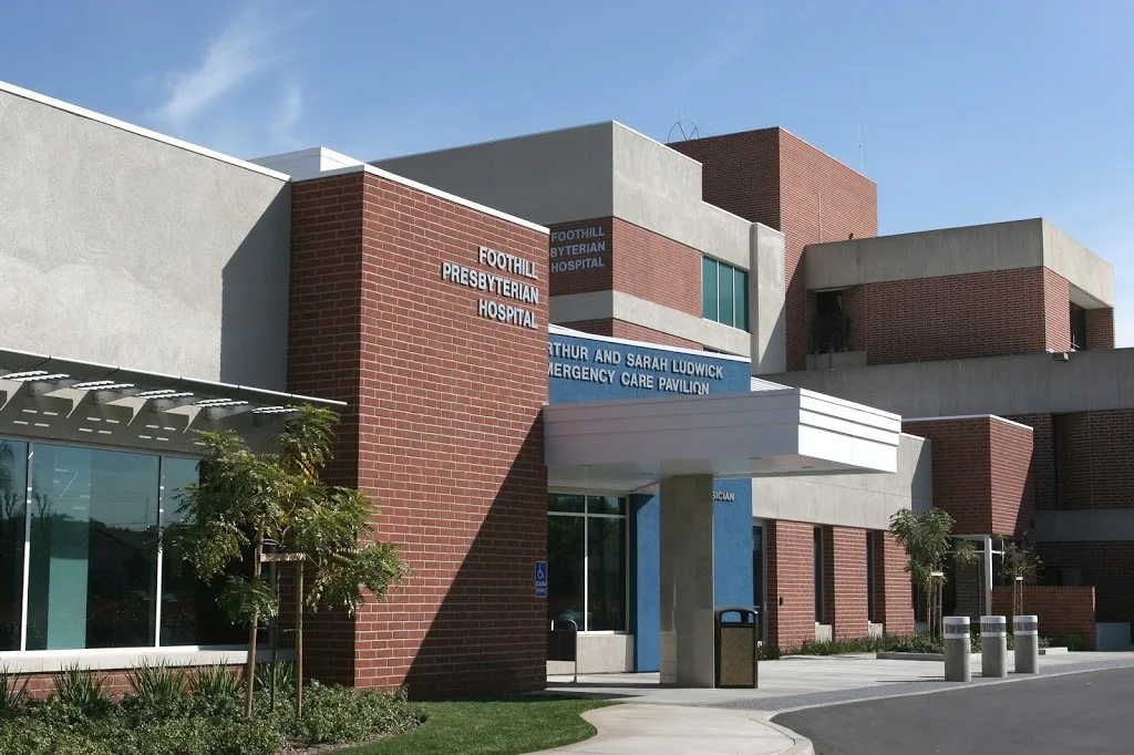 Exterior of Foothill Presbyterian Hospital